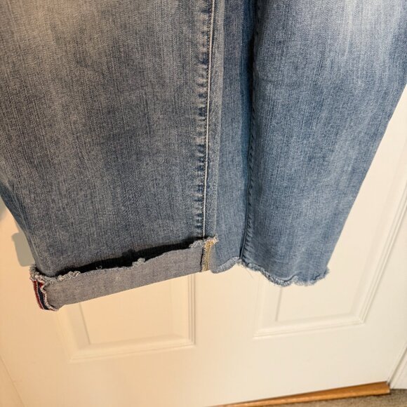 Women's Plus size 24- Preloved Torrid crop boyfriend vintage stretch jeans - Picture 4 of 4